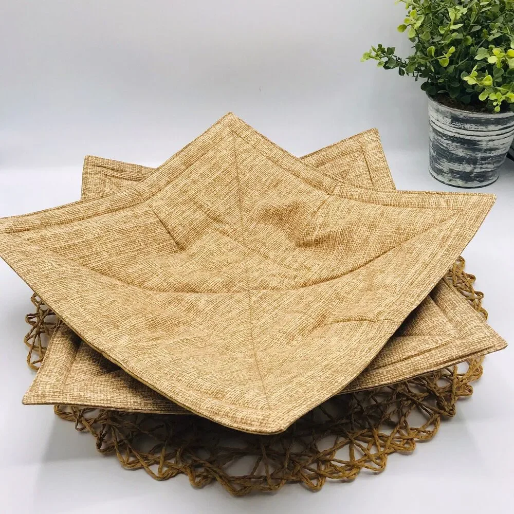 Microwave Dinner Plate Cozie, Plate Size Neutral Cottage Core